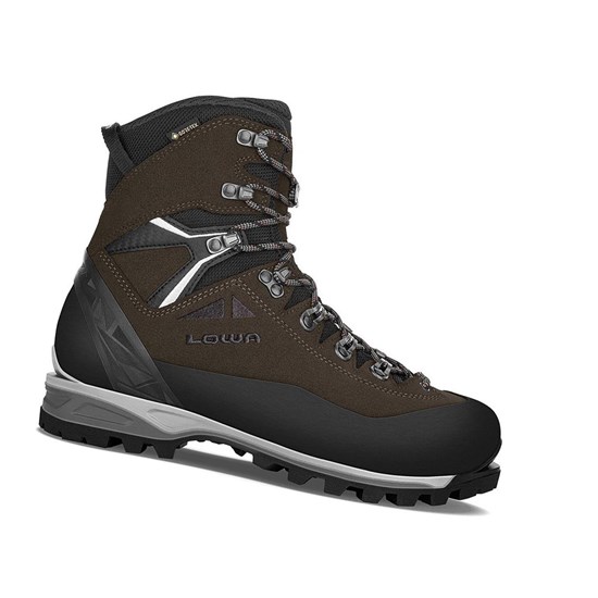 Lowa Alpine Expert II GTX Wanderstiefel Herren Dunkelbraun Schwarz | 283-ZXURWQ