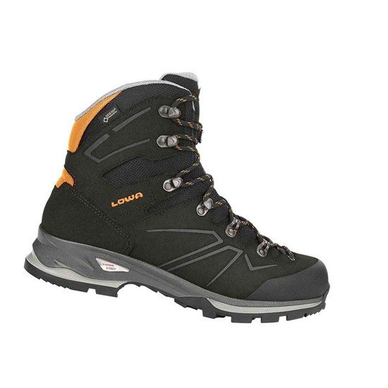 Lowa Baldo GTX S Wanderstiefel Herren Schwarz Orange | 193-DKXEUJ