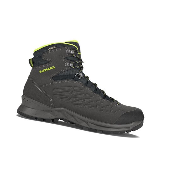 Lowa Explorer GTX Mid Wanderstiefel Herren Anthracite / Lime | 581-GHWVPA