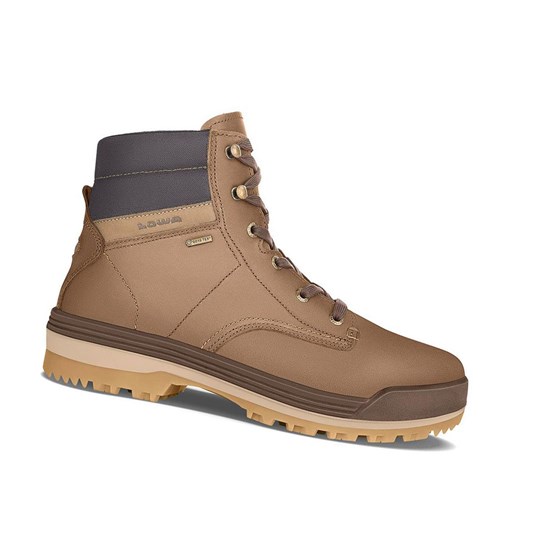 Lowa Helsinki II GTX Mid Wanderstiefel Herren Braun | 723-PYHEIJ