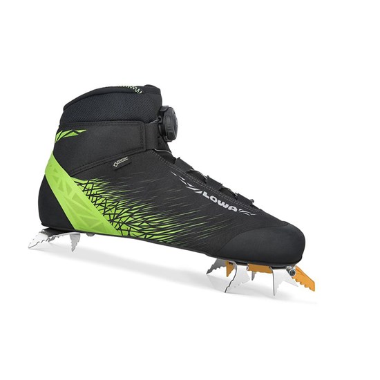 Lowa Ice Rocket GTX Kletterschuhe Herren Schwarz | 017-BMYSTG