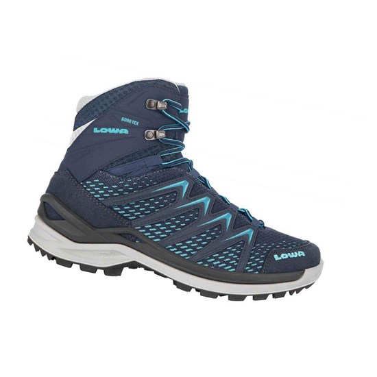 Lowa Innox Pro GTX Mid WS Wanderstiefel Damen Navy Türkis | 968-PMYACL