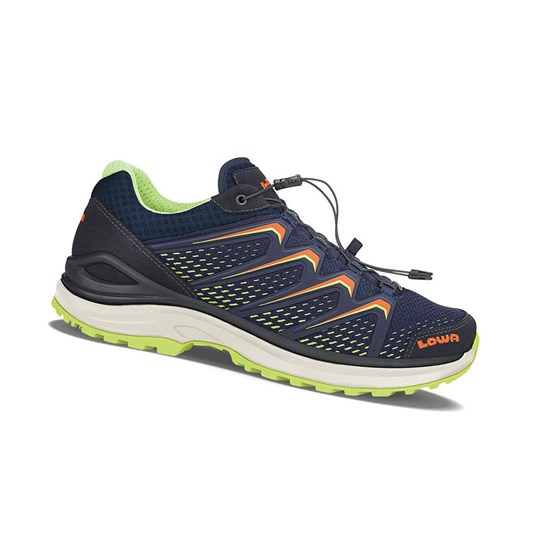 Lowa Maddox GTX LO Wanderschuhe Herren Navy | 268-DUXISF