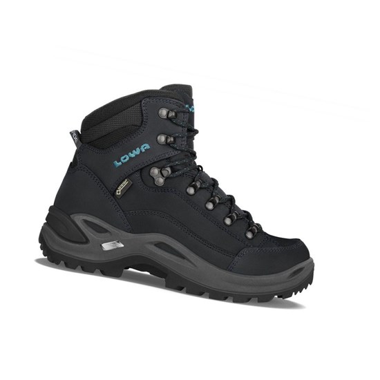 Lowa Renegade GTX Mid WS Wanderstiefel Damen Türkis | 495-UVRWNB