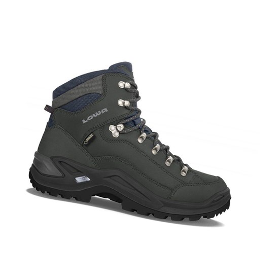 Lowa Renegade GTX Mid Wanderstiefel Herren Dunkelgrau | 591-MHUTIX