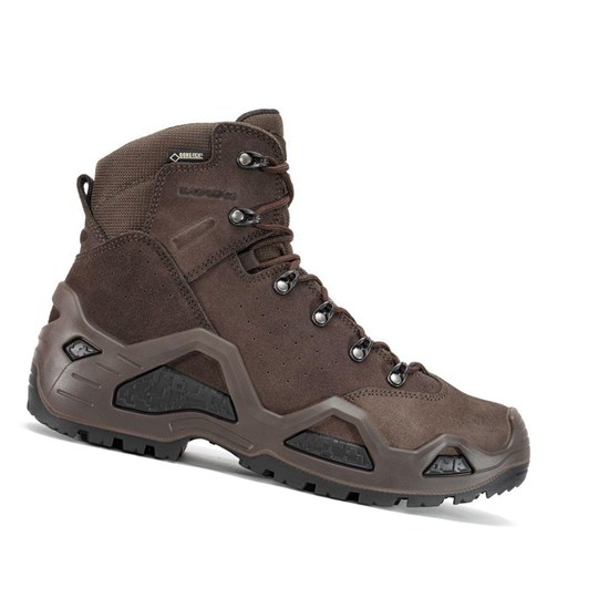 Lowa Z-6S GTX Taktische Stiefel Herren Dunkelbraun | 739-CDMWLV